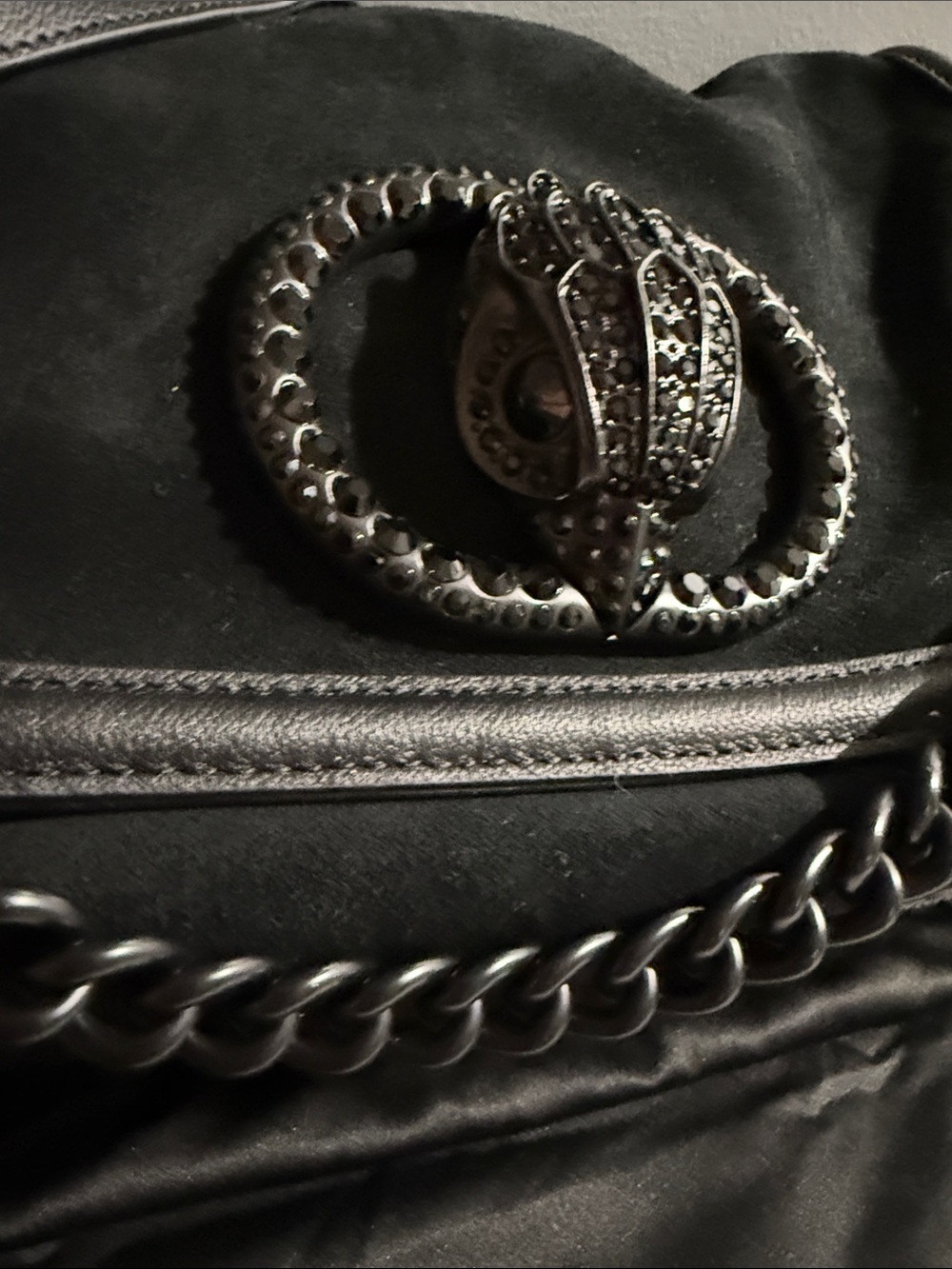 Kurt Geiger Large Chelsea Soft Saddle Bag $458 - Picture 7 of 15